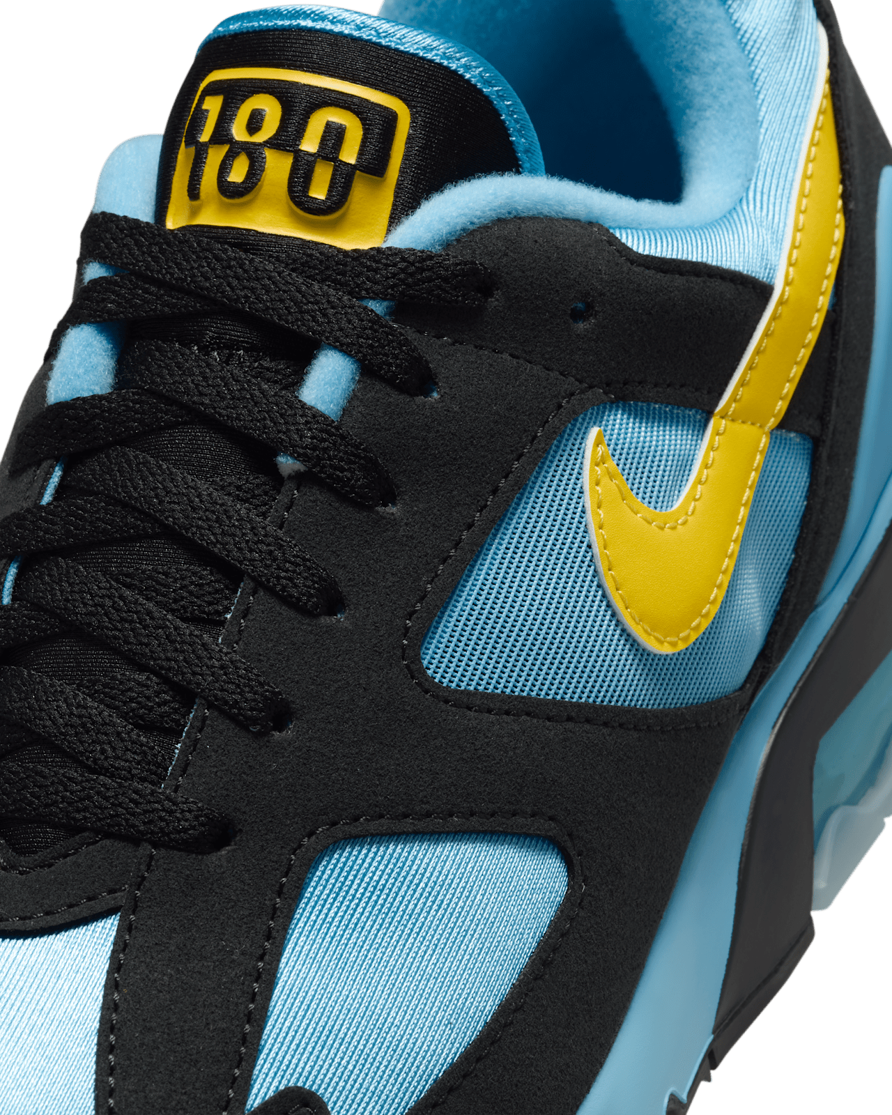 Nike air force 180 black and blue best sale